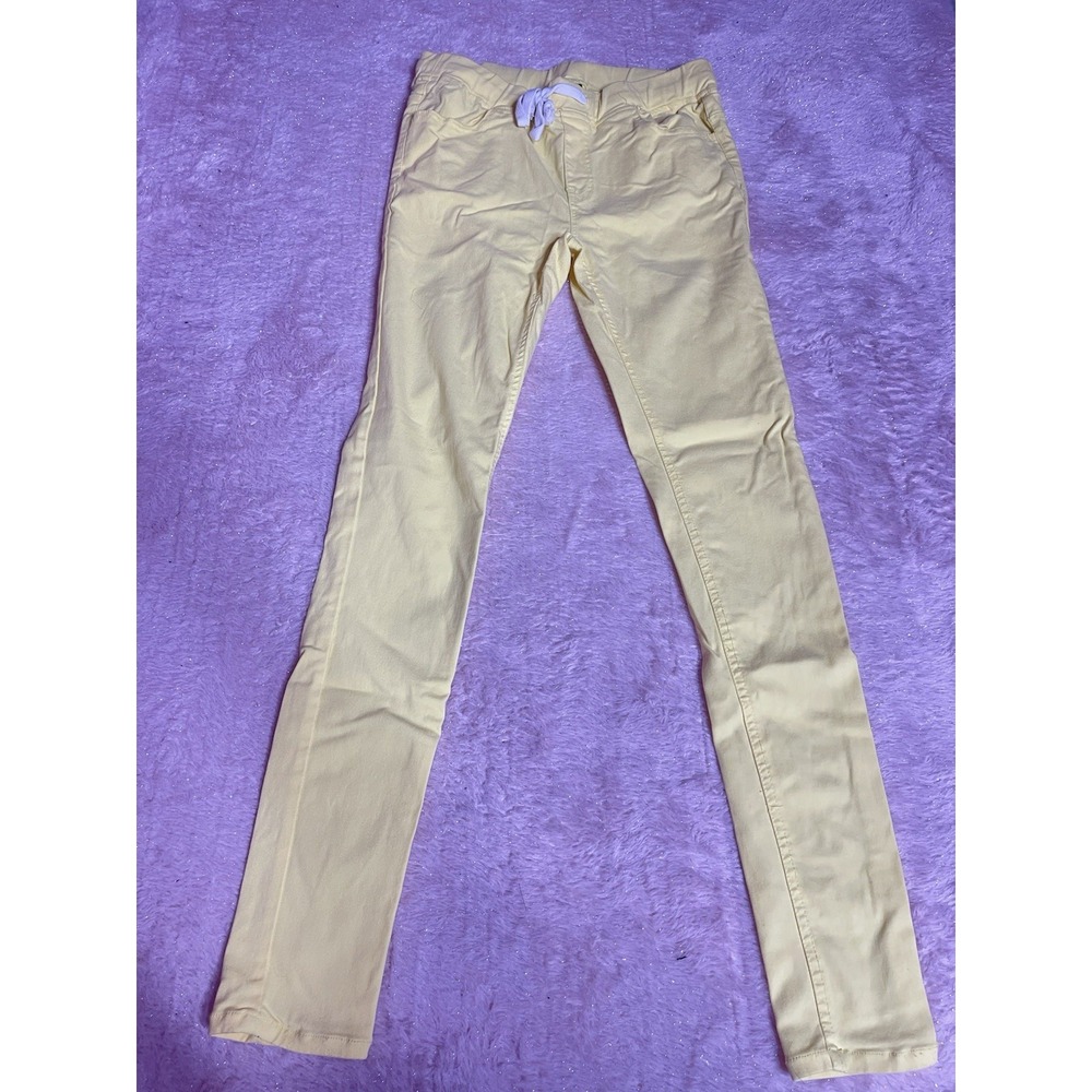 MAO Brand Size L Yellow Skinny Jegging Stretch Modern‎ I0184